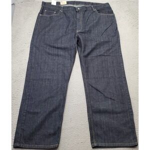 Levi's 559 Straight Leg Jeans Mens 44x30 Blue Relaxed Fit Red Tab Single Stitch